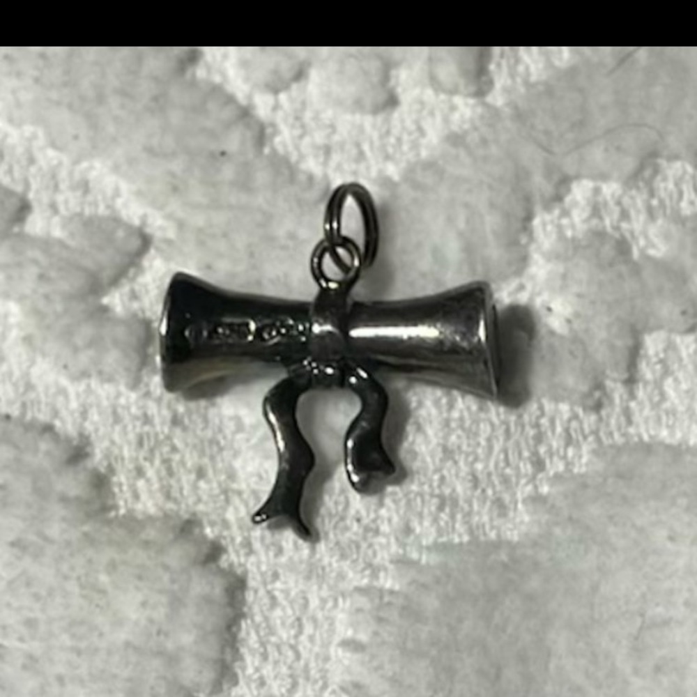 Sterling Silver Diploma Charm - Picture 2 of 2